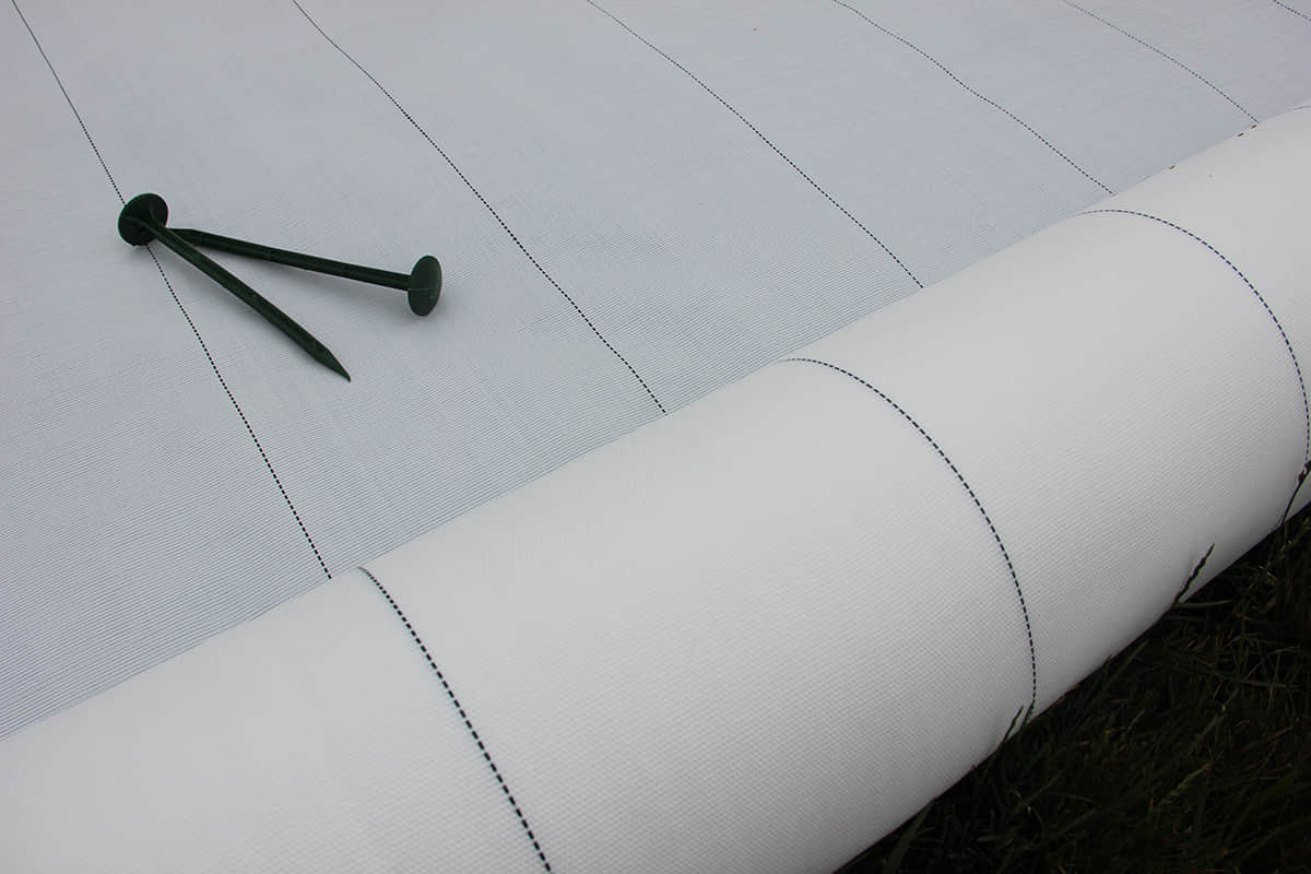 5M Wide White Ground Cover | UV Resistant Woven Weed Mat Manufacturer